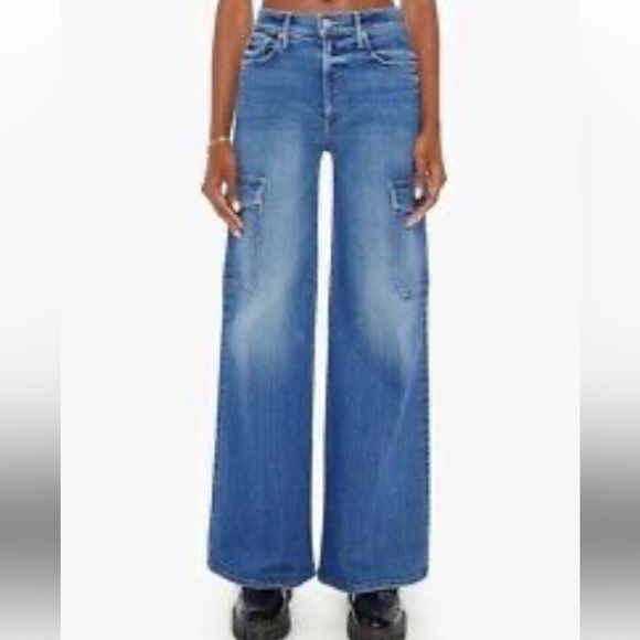 Mother The Undercover Cargo Sneak wide-leg jeans - Picture 6 of 9